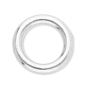 Fornituras acero inox anillo cerrado 8mm Plateado