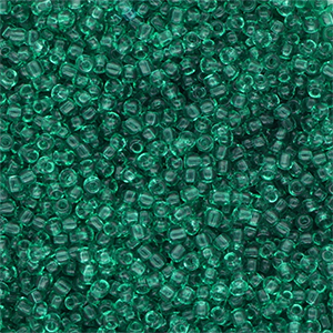 Rocalla&nbsp;cristal&nbsp;8/0&nbsp;(3mm) Verde transparente