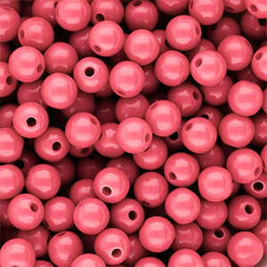 DQ Abalorios acr&iacute;licos 10 mm brillante Pink lemonade 16-1735 TCX