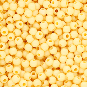 DQ Abalorios acr&iacute;licos 6 mm brillante Pastel yellow 11-0616 TPG