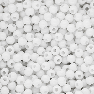 DQ Abalorios acr&iacute;licos 6 mm brillante Snow white 11-0602 TCX