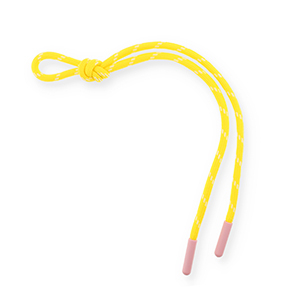 Llavero paracord Amarillo-blanco-rosa claro