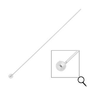 BY31&reg; Fornituras Acero inox bast&oacute;n con cabeza bola 70mm Plateado