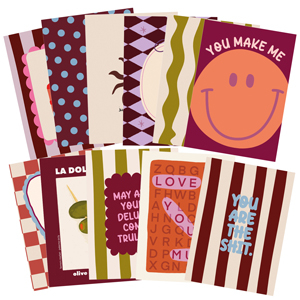 BY31&reg; Tarjetas para joyer&iacute;a surtidas Multicolor