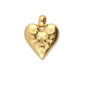 BY31&reg; Colgantes Acero Inox coraz&oacute;n Dorado