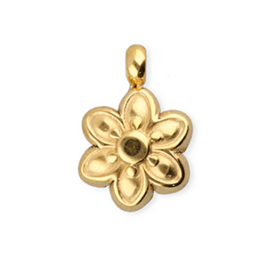 BY31&reg; Colgantes Acero Inox flor Dorado