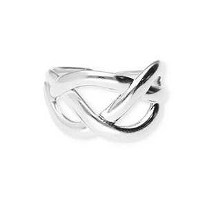 Anillos Acero Inox Plateado