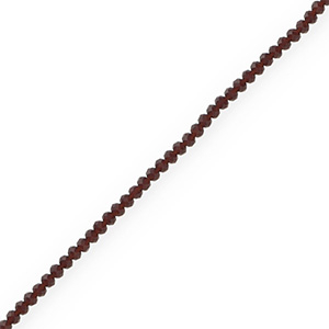Abalorios faceteados disco 3x2mm Lavanda gris oscuro