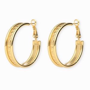 Pendientes Acero Inox criollas Dorado