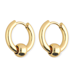 Pendientes Acero Inox criollas Dorado