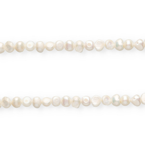 Perlas de agua dulce imperfectas nugget Blanco natural