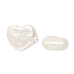 Perlas de agua dulce imperfectas Blanco nacar