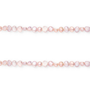 Perlas de agua dulce imperfectas nugget 4-5mm Rosa lila