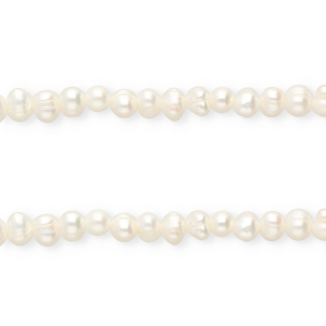Perlas de agua dulce imperfectas nugget Blanco natural