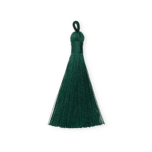 Borlas 8cm Verde bosque
