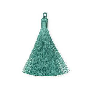 Borlas 8cm Turquesa