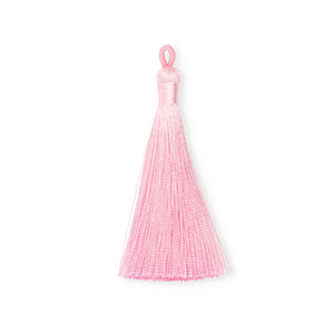 Borlas 8cm Rosa claro