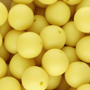 DQ Abalorios acr&iacute;licos 18 mm Amarillo sol