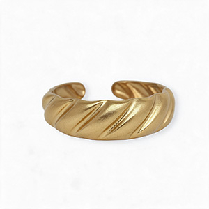 Anillos Acero Inox Dorado