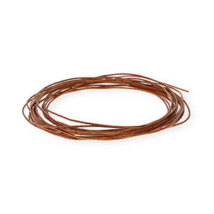 Cord&oacute;n cuero DQ redondo 1mm Marr&oacute;n