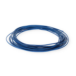 Cord&oacute;n cuero DQ redondo 1,5mm Azul oscuro
