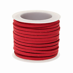 Ante sint&eacute;tico plano de 3mm Rojo