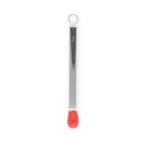 Colgantes Acero Inox lucifer Plateado-rojo