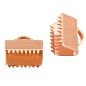 Terminal cintas DQ 10mm Oro rosado