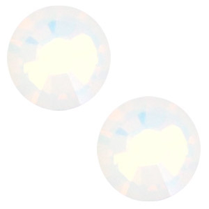 Swarovski Elements SS20 base plana (4.7mm) White opal