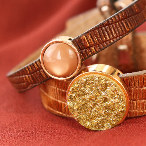 D&eacute;jate inspirar: Pulseras Cuoio con estilo Mock Croc