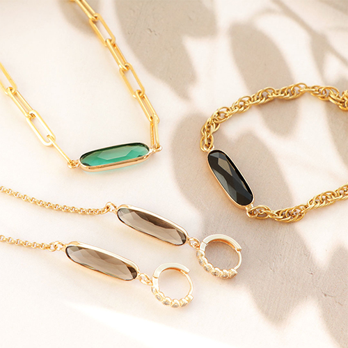 Transforma las entrepiezas de cristal en bellos sets de joyer&iacute;a