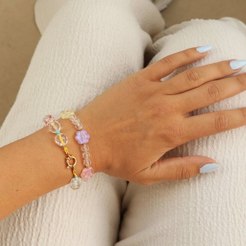 Inspiraci&oacute;n en joyer&iacute;a con abalorios acr&iacute;licos transparentes  