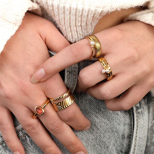 D&eacute;jate inspirar por nuestros anillos de acero inox con estilo