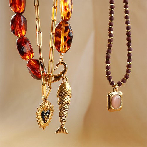 Crear joyas con colgantes de acero inox