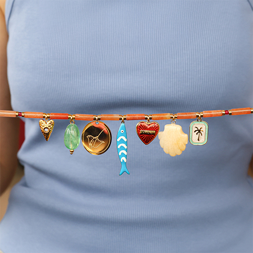 Crear collares divertidos con colgantes de acero inox y letras 