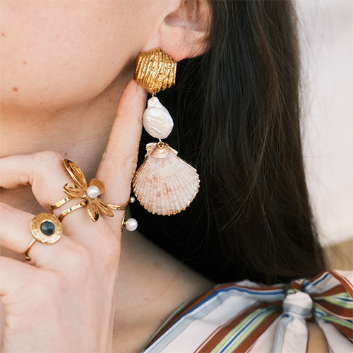 Crear joyas con fornituras y pendientes de acero inox