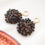 Accesorios de fiesta : Pendientes con ornamento estilo racimo y colgantes pompom