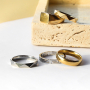 D&eacute;jate inspirar por anillos de acero inoxidable para hombre