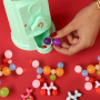 Dise&ntilde;a joyas llamativas con abalorios acr&iacute;licos DQ&reg; redondos