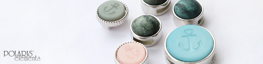 Engaste/correderas para cuero 15 mm y cabuch&oacute;n 20 mm