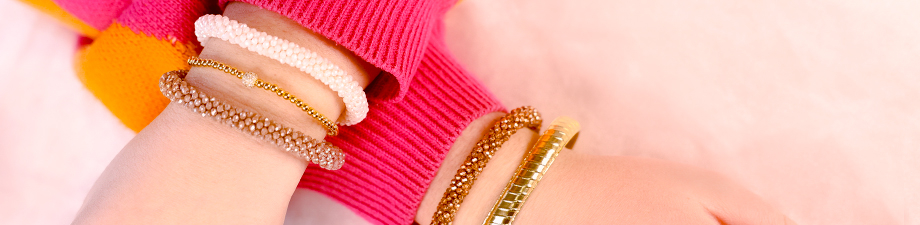 Pulsera con abalorios faceteados Pulsera con abalorios faceteados