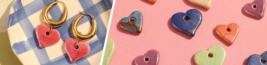 Abalorios de cer&aacute;mica DQ Griegos 