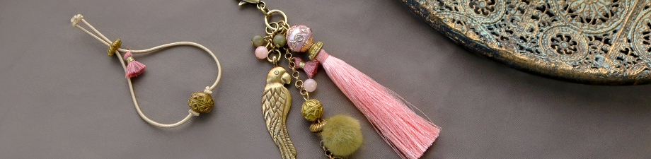 Abalorios y colgantes met&aacute;licos TQ