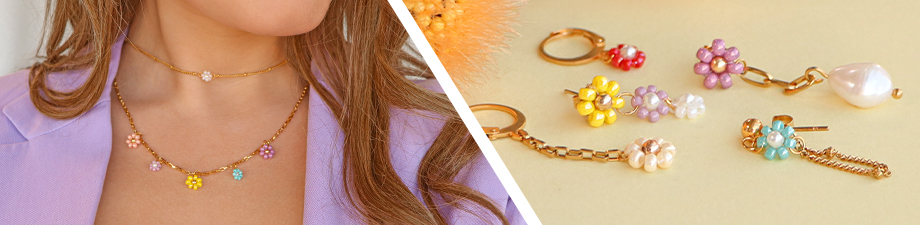 Abalorios Miyuki flor