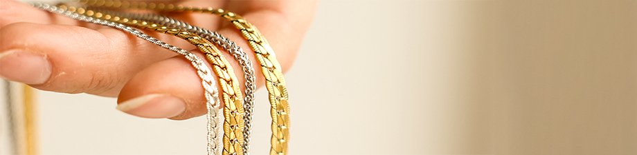 Nueva serie de joyas de acero inoxidable listas para usar Nueva serie de joyas de acero inoxidable listas para usar