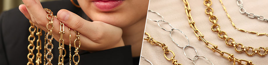 Imprescindibles: fornituras jasseron de acero inoxidable