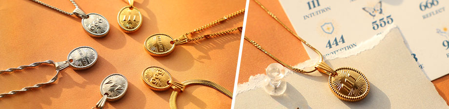 ¡Acaban de llegar! Dijes únicos de acero inoxidable con números de ángeles ¡Acaban de llegar! Dijes únicos de acero inoxidable con números de ángeles