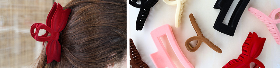 Nueva colección de pinzas de terciopelo para pelo Nueva colección de pinzas de terciopelo para pelo