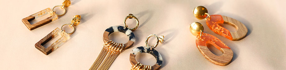 ¡Wow! Preciosos colgantes de madera con resina ¡Wow! Preciosos colgantes de madera con resina