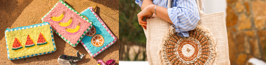 Bolsos de playa, neceseres y monederos Bolsos de playa, neceseres y monederos